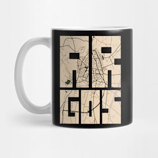 Argos, Greece City Map Typography - Vintage Mug